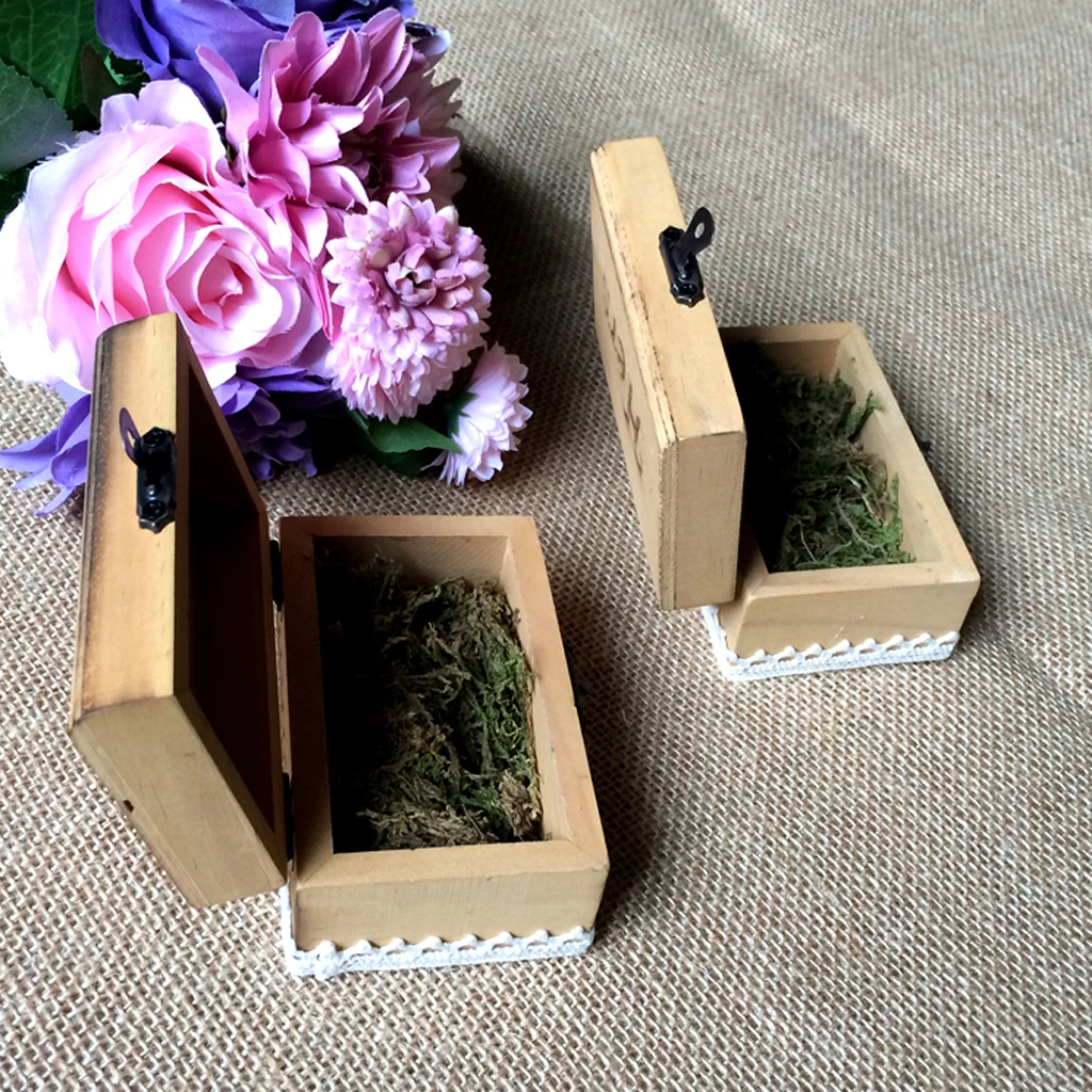 Pack of 2 Rustic His Hers Wooden Ring Box Wedding Ceremony Party Ring Holder Box
Pack of 2 Rustic His Hers Wooden Ring Box Wedding Ceremony Party Ring Holder Box