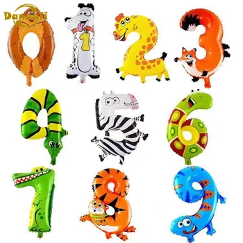 16 inch small animal digital aluminum foil balloons helium ballon 0-9 cartoon happy birthday decoration for kids baby show
16 inch small animal digital aluminum foil balloons helium ballon 0-9 cartoon happy birthday decoration for kids baby show
