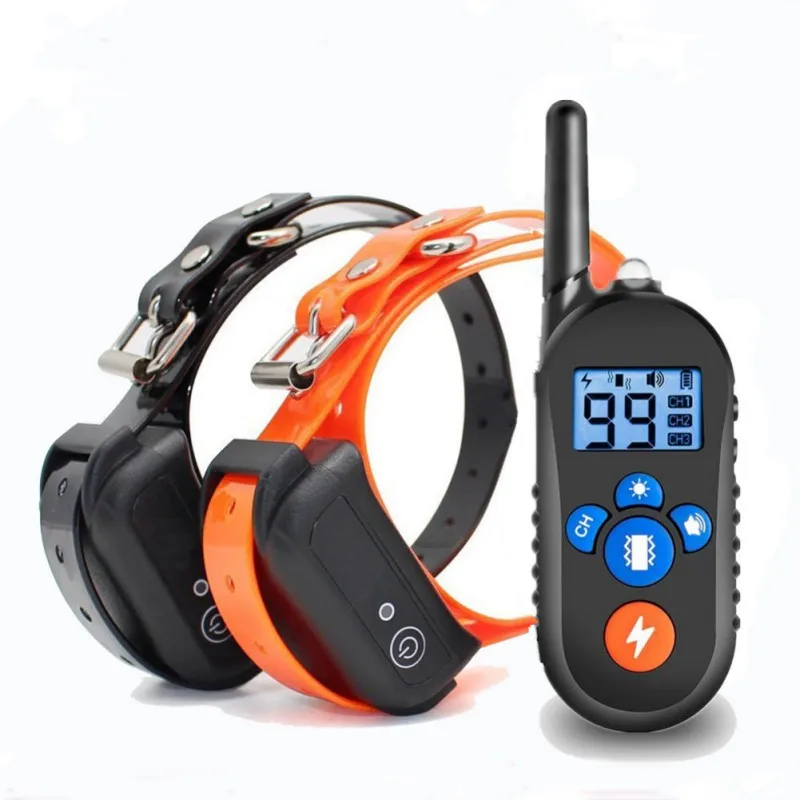 Rechargeable Waterproof Dog Collar With Remote Control 2 Receiver Original Electric Dog Training Collar Pet Training Supplies
Rechargeable Waterproof Dog Collar With Remote Control 2 Receiver Original Electric Dog Training Collar Pet Training Supplies