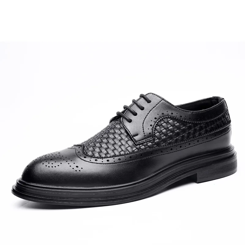 2019 New Fashion Leather shoes Men Dress Shoes Pointed Oxfords Shoes For Men Lace Up Designer Luxury Men Formal Shoes
2019 New Fashion Leather shoes Men Dress Shoes Pointed Oxfords Shoes For Men Lace Up Designer Luxury Men Formal Shoes