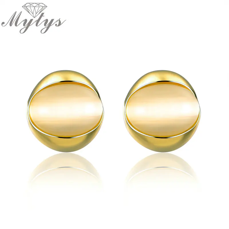 Mytys Yellow Opal Earrings Fashion Trend Yellow Gold Stud Earring for Women Unique Design Jewelry CE313
Mytys Yellow Opal Earrings Fashion Trend Yellow Gold Stud Earring for Women Unique Design Jewelry CE313