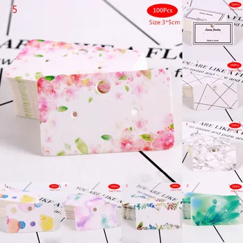 HWetR 100PCS 3x5cm Earrings Paper Cards Pack Ear Stud Jewelry Organizer Display Hang Tag Label 9 Styles Earrings Tags
HWetR 100PCS 3x5cm Earrings Paper Cards Pack Ear Stud Jewelry Organizer Display Hang Tag Label 9 Styles Earrings Tags