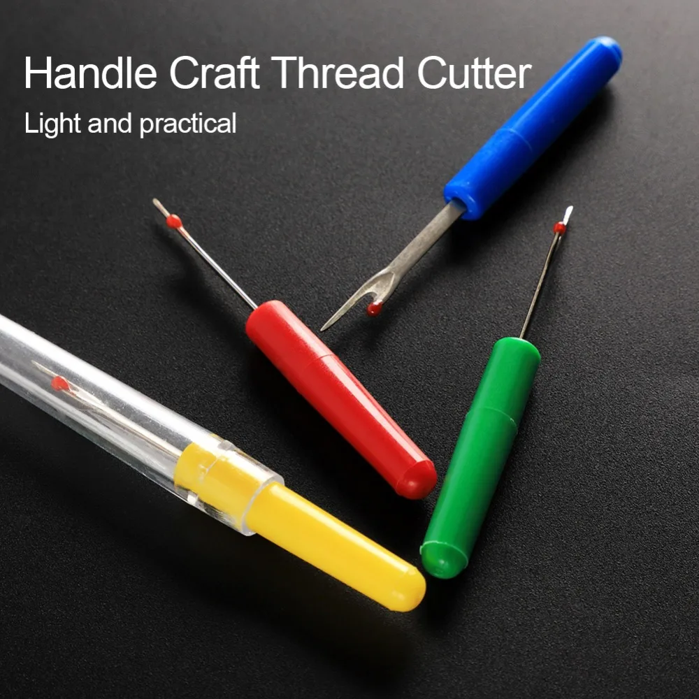 New Hot Plastic Sharp Stitches Removed Tool Safe Plastic Handle Craft Thread Cutter Seam Ripper Cross Stitch Sewing Tools
New Hot Plastic Sharp Stitches Removed Tool Safe Plastic Handle Craft Thread Cutter Seam Ripper Cross Stitch Sewing Tools
