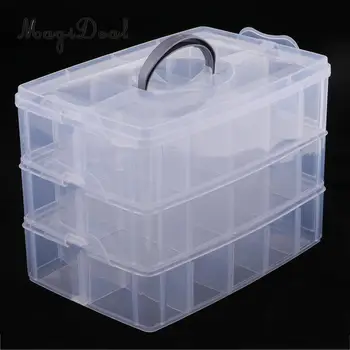 3 Layers Stackable Adjustable 30 Compartment Jewelry Dividers Box Organizer Clear Plastic Beads Case Storage Container
3 Layers Stackable Adjustable 30 Compartment Jewelry Dividers Box Organizer Clear Plastic Beads Case Storage Container