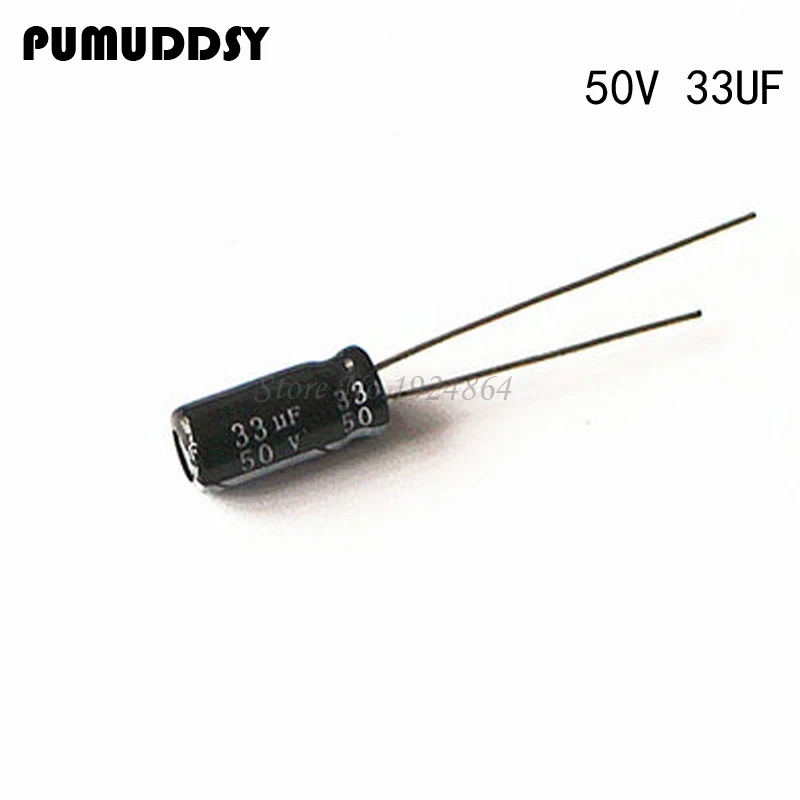 20pcs 50V 33UF Aluminum electrolytic capacitor 33uF 50V 6.3*11 Electrolytic capacitor
20pcs 50V 33UF Aluminum electrolytic capacitor 33uF 50V 6.3*11 Electrolytic capacitor