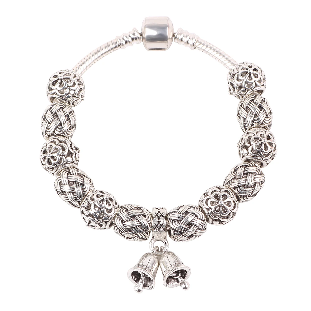 Couqcy New Vintage Silver Love Heart Charm Bracelets Bead Fine Bracelets & Bangles DIY Fit Women Jewelry
Couqcy New Vintage Silver Love Heart Charm Bracelets Bead Fine Bracelets & Bangles DIY Fit Women Jewelry