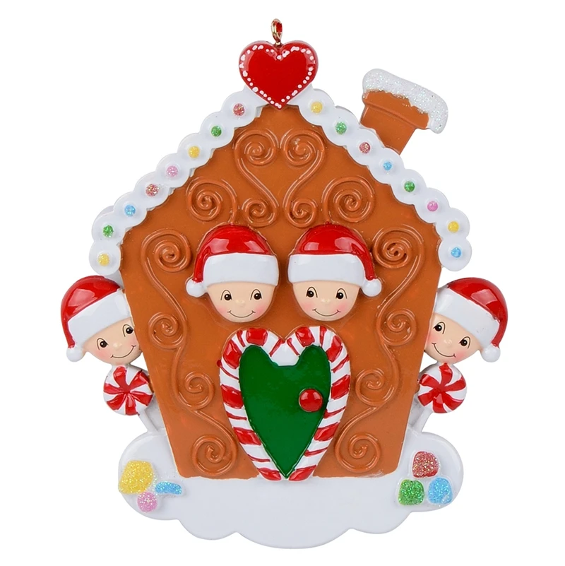 Wholesale Resin Maxora Personalized Gingerbread House Family of 4 Write Your Own Name For Holiday Home Decor, gift and keepsakes
Wholesale Resin Maxora Personalized Gingerbread House Family of 4 Write Your Own Name For Holiday Home Decor, gift and keepsakes