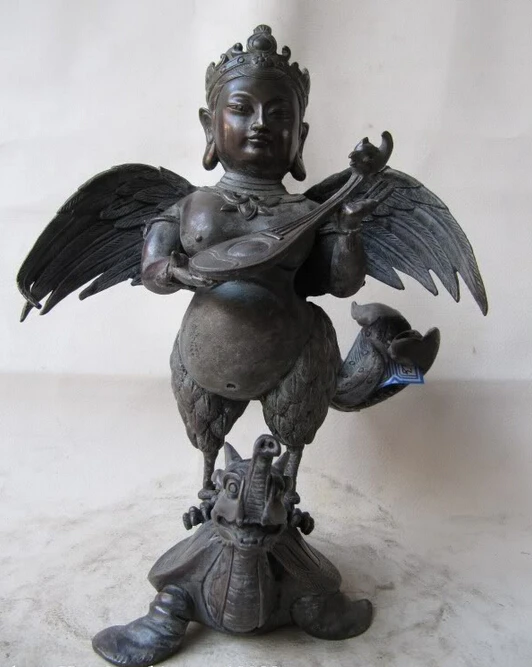 Collectible bronze lion statue S0598 China Folk fane pure bronze Copper lute Lei Gong Ride on tortoise Buddha Statue (B0328)
Collectible bronze lion statue S0598 China Folk fane pure bronze Copper lute Lei Gong Ride on tortoise Buddha Statue (B0328)