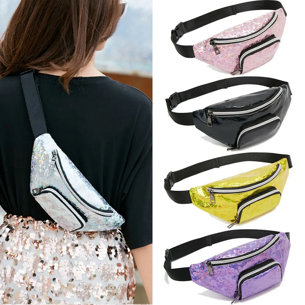 Fashion Women Girls Hot New Waist Fanny Pack Belt Pouch Hip Bum Bag Shinny Zipper Travel Sport Small Cellphone Purse Chest Pack
Fashion Women Girls Hot New Waist Fanny Pack Belt Pouch Hip Bum Bag Shinny Zipper Travel Sport Small Cellphone Purse Chest Pack