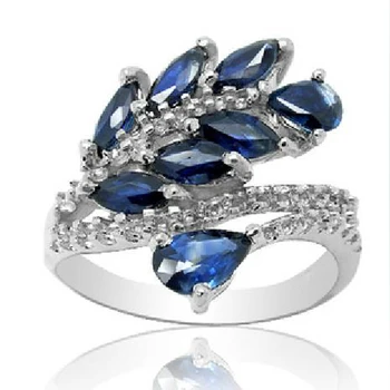 New Qi Xuan_Dark Blue Stone Flower Rings_Fashion Ring_S925 Solid Sliver Dark Blue Stone Rings_Manufacturer Directly Sales
New Qi Xuan_Dark Blue Stone Flower Rings_Fashion Ring_S925 Solid Sliver Dark Blue Stone Rings_Manufacturer Directly Sales