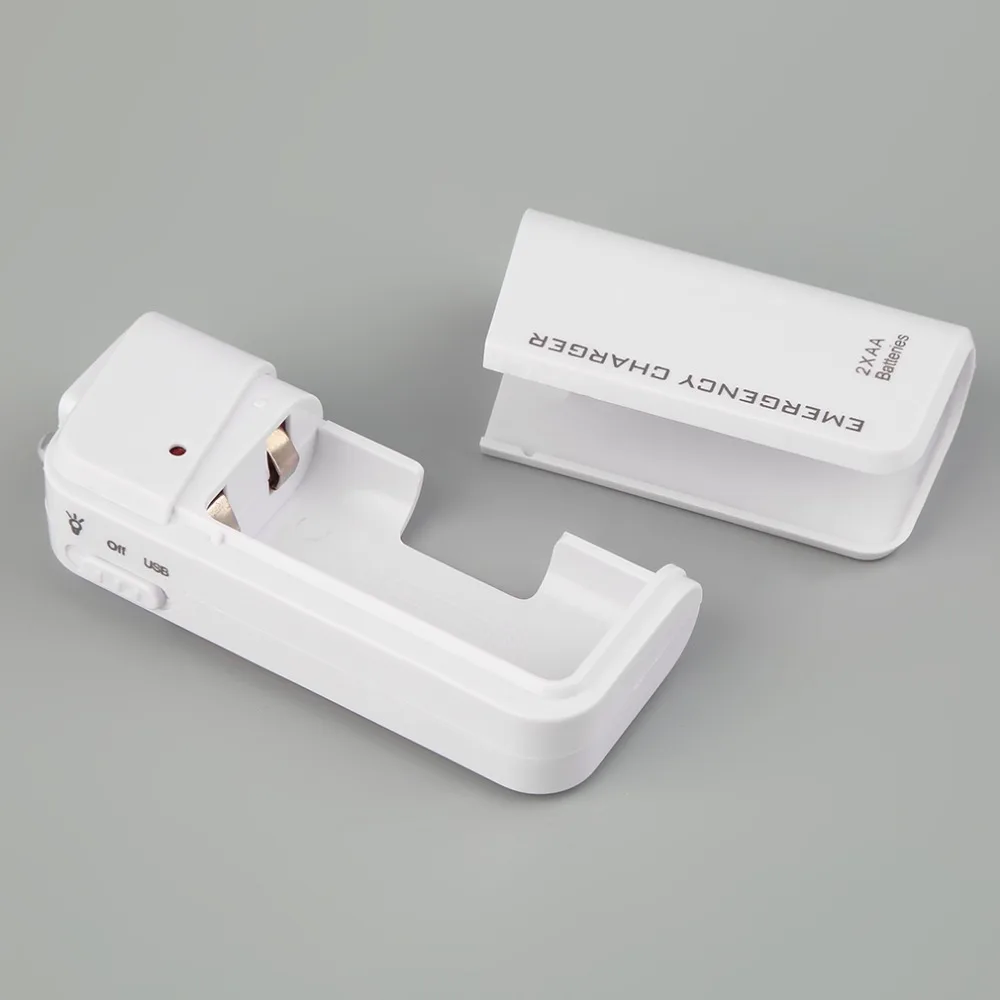 Universal Portable USB Emergency 2 AA Battery Extender Charger Power Bank Supply Box For iPhone Mobile Phone MP3 MP4 White
Universal Portable USB Emergency 2 AA Battery Extender Charger Power Bank Supply Box For iPhone Mobile Phone MP3 MP4 White