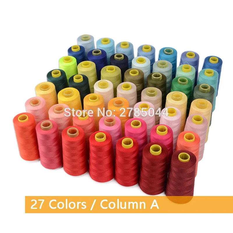 Sanbest 100% Polyester Sewing Thread 3000 Yards High Speed Sewing Machine Cross Stitch Overlocking Hand Stitching Threads DIY
Sanbest 100% Polyester Sewing Thread 3000 Yards High Speed Sewing Machine Cross Stitch Overlocking Hand Stitching Threads DIY