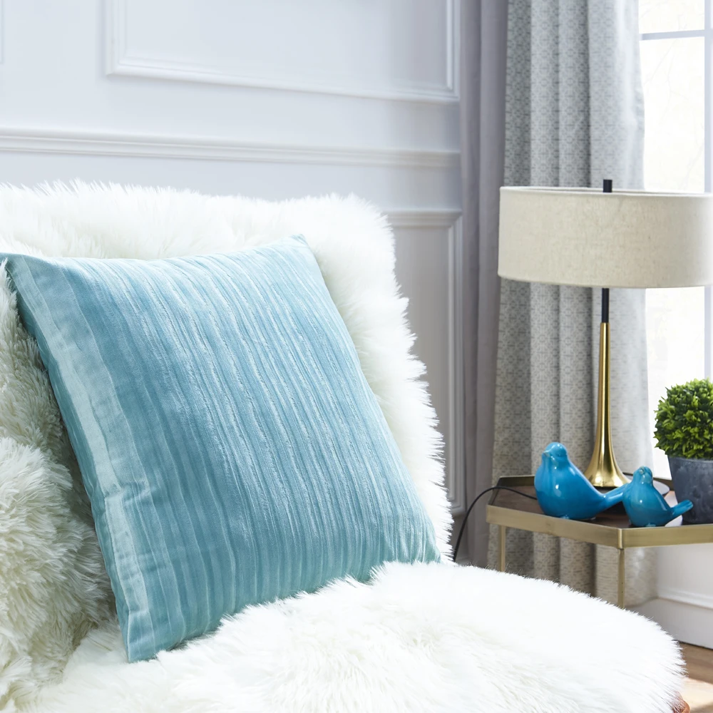 Vega Soft Stripe Velvet Decorative Throw Pillow Cushion Covers Ivory Grey Aqua Cushion Cover for Sofa Chair Car 45x45cm/50*50cm
Vega Soft Stripe Velvet Decorative Throw Pillow Cushion Covers Ivory Grey Aqua Cushion Cover for Sofa Chair Car 45x45cm/50*50cm