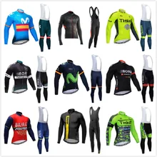 Winter cycling jersey 2019 pro team UCI thermal fleece bicycle clothes MTB bike jersey kit ropa ciclismo imvierno 9D pad pants
Winter cycling jersey 2019 pro team UCI thermal fleece bicycle clothes MTB bike jersey kit ropa ciclismo imvierno 9D pad pants