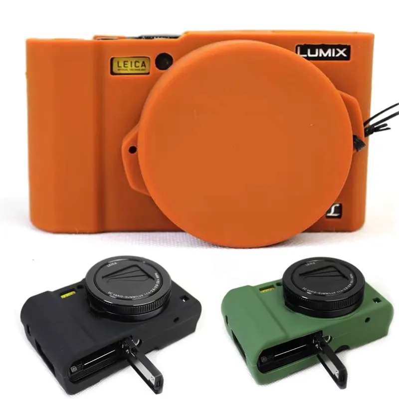 Nice Protective Body Cover Case for Panasonic Lumix LX10 Soft Silicone Camera Bag for Panasonic Lumix L-X10 with Rubber Lens Cap
Nice Protective Body Cover Case for Panasonic Lumix LX10 Soft Silicone Camera Bag for Panasonic Lumix L-X10 with Rubber Lens Cap