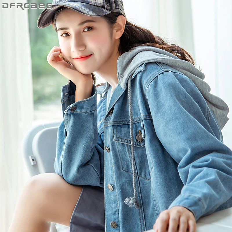 New Autumn Harajuku Jean Jacket 2018 Women Long Sleeve Boyfriend Denim Coats Female Lace Up Hoodies Outerwear Blue Loose Jackets
New Autumn Harajuku Jean Jacket 2018 Women Long Sleeve Boyfriend Denim Coats Female Lace Up Hoodies Outerwear Blue Loose Jackets