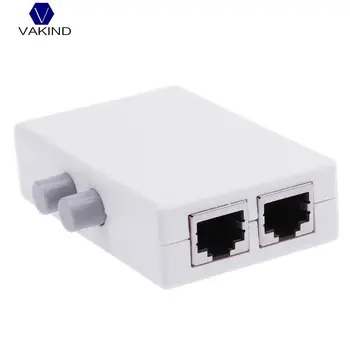 NEW Mini 2 Port RJ45 Network Ethernet Network Box Switcher Dual Port Manual Sharing Switch Adapter HUB
NEW Mini 2 Port RJ45 Network Ethernet Network Box Switcher Dual Port Manual Sharing Switch Adapter HUB