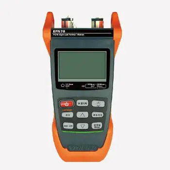 

100% English Version EPN70 Handheld BPON/EPON/GPON PON Fiber Optical Power Meter Built in 1mW Visual Fault Locator