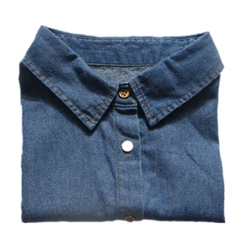 Women Shirt Fake Collar Denim Tie Fashion Detachable Collar False Collar Lapel Blouse Top Women Clothes Accessories
Women Shirt Fake Collar Denim Tie Fashion Detachable Collar False Collar Lapel Blouse Top Women Clothes Accessories