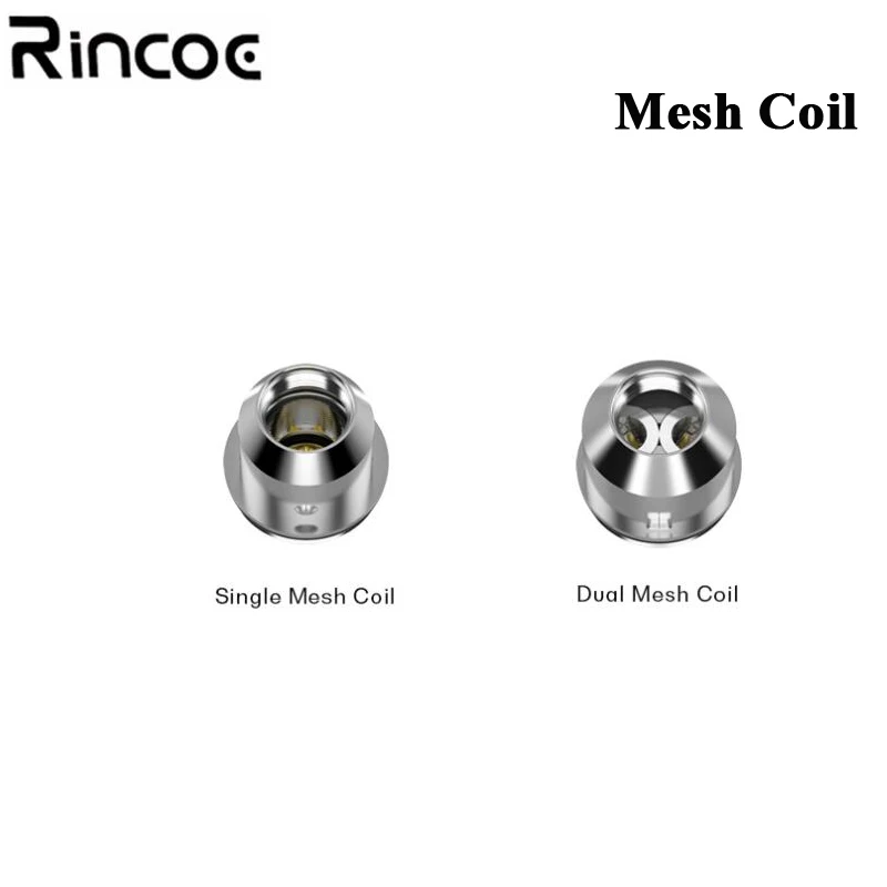 5pcs/lot Original Rincoe Mechman Coils Single Mesh Coil 0.25ohm Dual Mesh Coil 0.2ohm Head for Rincoe Mechman Tank Vape Kit
5pcs/lot Original Rincoe Mechman Coils Single Mesh Coil 0.25ohm Dual Mesh Coil 0.2ohm Head for Rincoe Mechman Tank Vape Kit