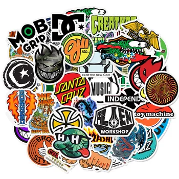 50pcs/pack Skateboard Fashion Brand Logo Waterproof Sticker For Luggage Car Guaitar Skateboard Phone Laptop Bicycle Stickers
50pcs/pack Skateboard Fashion Brand Logo Waterproof Sticker For Luggage Car Guaitar Skateboard Phone Laptop Bicycle Stickers