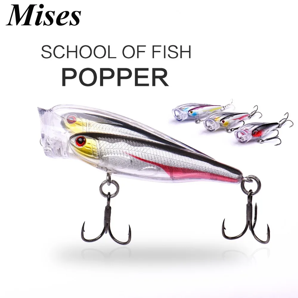 Mises 7cm 12g Three Colors School Of Fish Popper Lure Bionic Artificial Bait Hard Bait Professional Fishing Lure Fishing Tackles
Mises 7cm 12g Three Colors School Of Fish Popper Lure Bionic Artificial Bait Hard Bait Professional Fishing Lure Fishing Tackles