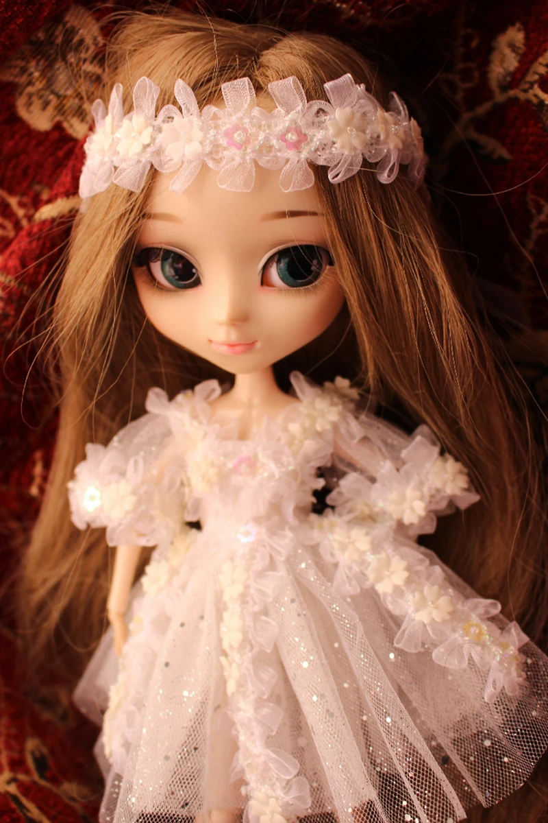 2PCS/Set Lace Star Shinning Dress Princess Skirt Gauzy Dress + Hair band for Blyth Pullip Dal Kurhn Momoko 1/6 Dolls Accessories
2PCS/Set Lace Star Shinning Dress Princess Skirt Gauzy Dress + Hair band for Blyth Pullip Dal Kurhn Momoko 1/6 Dolls Accessories