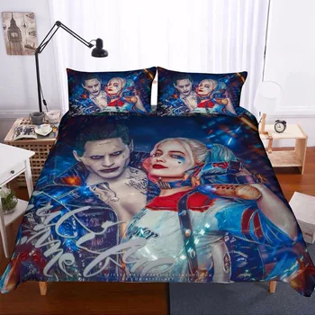 Suicide Squad Pattern Comforter Bedding Sets Duvet Cover Set Joker Bed Set Twin Double Bedding Set Queen Size Quilt Bedlinen F
Suicide Squad Pattern Comforter Bedding Sets Duvet Cover Set Joker Bed Set Twin Double Bedding Set Queen Size Quilt Bedlinen F