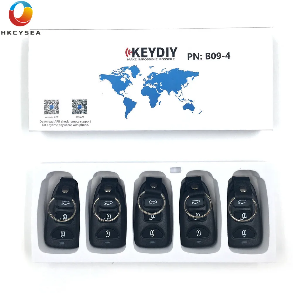 HKCYSEA 5PCS/LOT B09-4 Style 4 Button B Series KEYDIY Remote Control for KD900 KD900+ URG200 KD-X2 Key Programmer
HKCYSEA 5PCS/LOT B09-4 Style 4 Button B Series KEYDIY Remote Control for KD900 KD900+ URG200 KD-X2 Key Programmer