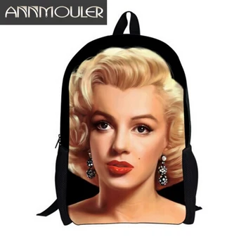 New Designer Famous Brand Student 3D Print Multicolor Marilyn Monroe Backpacks Fashion Women Girl School Blackpack Shoulder Bag
New Designer Famous Brand Student 3D Print Multicolor Marilyn Monroe Backpacks Fashion Women Girl School Blackpack Shoulder Bag