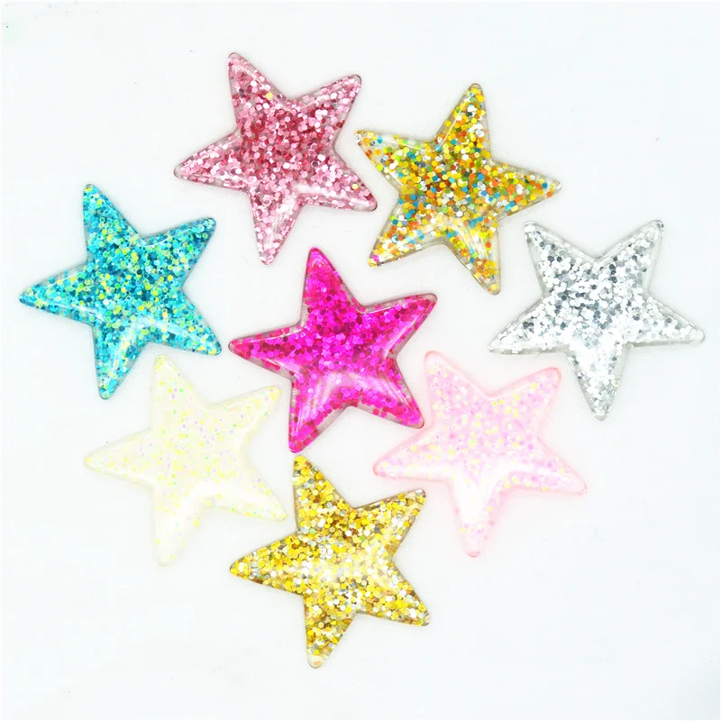 16PCS 36mm Mixed Color Resin Shining Stars Cabochons|Resin Star Scrapbooking Embellishments|Hair Bow Center Accessories
16PCS 36mm Mixed Color Resin Shining Stars Cabochons|Resin Star Scrapbooking Embellishments|Hair Bow Center Accessories
