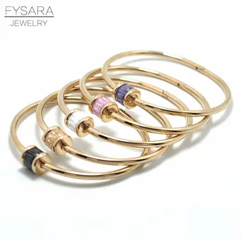 FYSARA Boho Jewlery Natural Stone Round Colorful Austrian Crystal Bangle & Bracelet for Women Lover Screw Bangle Indian Jewelry
FYSARA Boho Jewlery Natural Stone Round Colorful Austrian Crystal Bangle & Bracelet for Women Lover Screw Bangle Indian Jewelry
