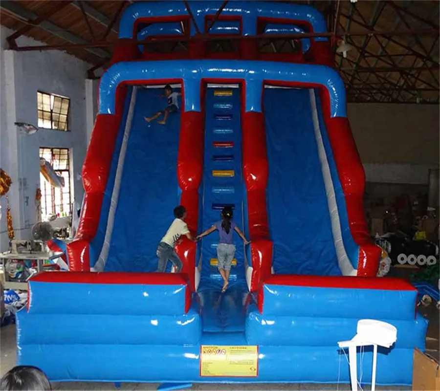 High quality amusement park inflatable slide outdoor giant slide double land inflatable slide
High quality amusement park inflatable slide outdoor giant slide double land inflatable slide