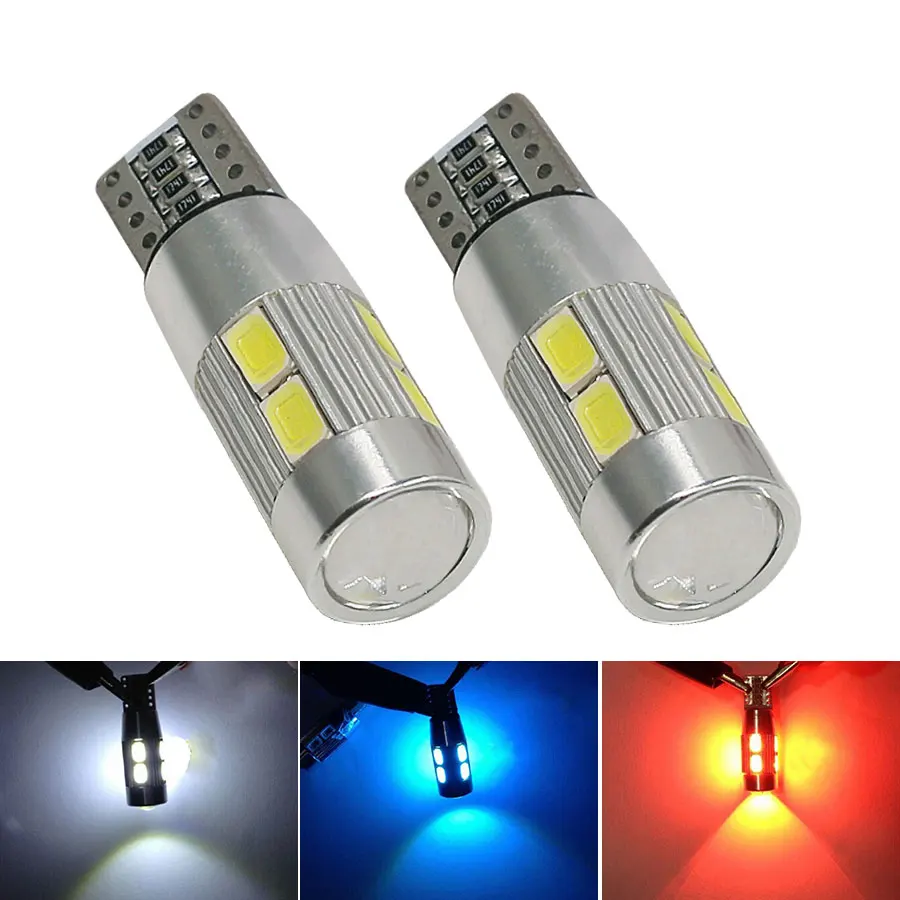 2PCS T10 10 SMD 5730 DC12V Decode Canbus LED Projector Lens Car Parking Lights W5W 194 AUTO Clearance light Reading Dome Lamp
2PCS T10 10 SMD 5730 DC12V Decode Canbus LED Projector Lens Car Parking Lights W5W 194 AUTO Clearance light Reading Dome Lamp