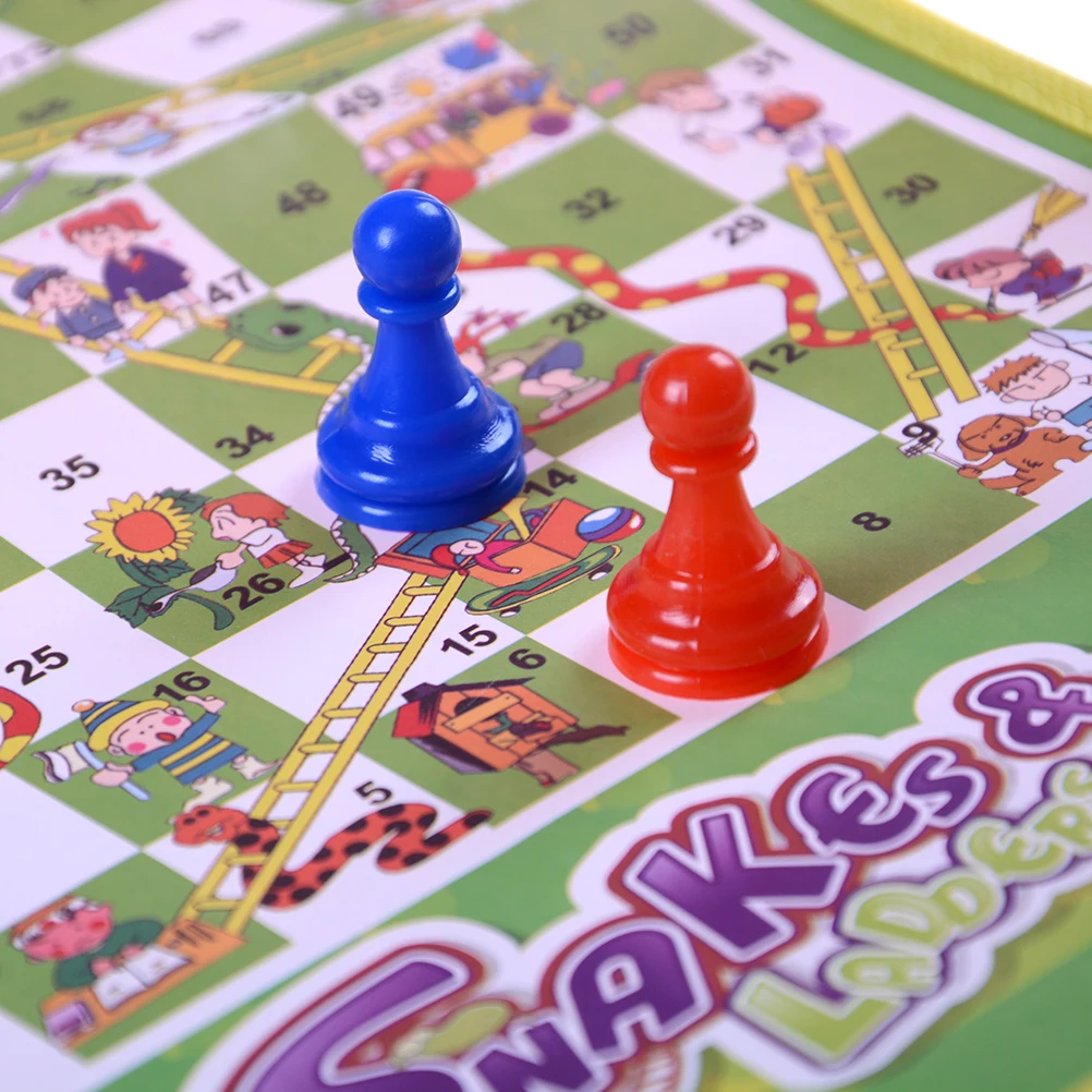 Hot Sale Folding Snake Chess Toys For Children Portable Snakes and Ladders Puzzle game Preschool Training
Hot Sale Folding Snake Chess Toys For Children Portable Snakes and Ladders Puzzle game Preschool Training