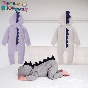 Baby Boy Girl 3D Dinosaur Costume Solid Purple Gray Rompers Warm 2020 Spring Autumn Cotton Romper Playsuit Clothes
Baby Boy Girl 3D Dinosaur Costume Solid Purple Gray Rompers Warm 2020 Spring Autumn Cotton Romper Playsuit Clothes