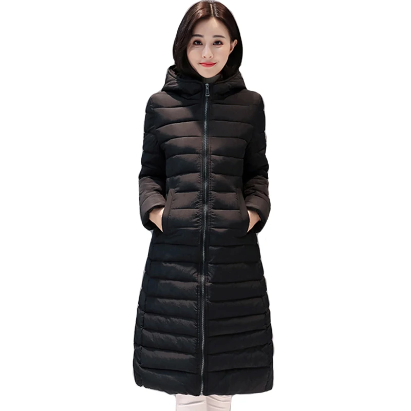 Hooded 2019 Winter Jacket Women Solid Color Long Womens Winter Coat Coats Cotton Padded Parka Camperas Mujer Invierno
Hooded 2019 Winter Jacket Women Solid Color Long Womens Winter Coat Coats Cotton Padded Parka Camperas Mujer Invierno