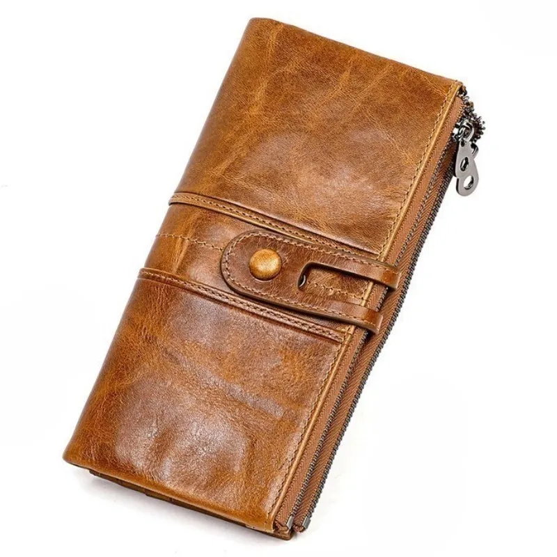 Design Unisex Men Clutch Wallets Genuine Leather Male Women's Long Wallet Zipper Purse Coin Purse Money Phone Bag RFID
Design Unisex Men Clutch Wallets Genuine Leather Male Women's Long Wallet Zipper Purse Coin Purse Money Phone Bag RFID
