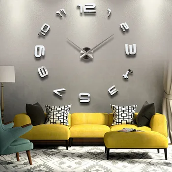 Modern Fashion Large Digital Wall Clock DIY 3D Mirror Surface Decoration Clock Wall Decor Clock for Living Room Ofice
Modern Fashion Large Digital Wall Clock DIY 3D Mirror Surface Decoration Clock Wall Decor Clock for Living Room Ofice