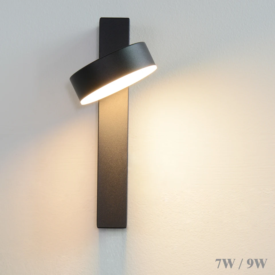 LED wall lamp 7W 9W bedroom living room Nordic wall light aisle reading white black Sconce three color switch led wall lamps
LED wall lamp 7W 9W bedroom living room Nordic wall light aisle reading white black Sconce three color switch led wall lamps