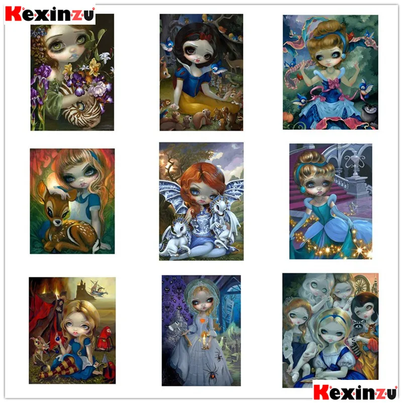 Kexinzu Full Square/Round 5D DIY 3D Diamond Embroidery Cartoon Girl Princess Diamond Painting Cross Stitch Mosaic Decor Gift S02
Kexinzu Full Square/Round 5D DIY 3D Diamond Embroidery Cartoon Girl Princess Diamond Painting Cross Stitch Mosaic Decor Gift S02