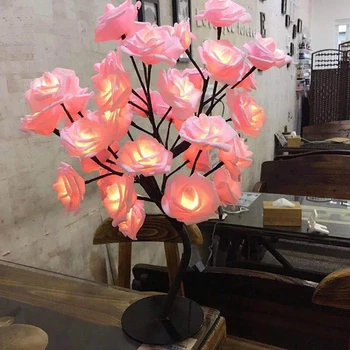 24pcs LED Rose Flower Bedside Bedroom Night Light Table Lamp Home Christmas Wedding Party Decor
24pcs LED Rose Flower Bedside Bedroom Night Light Table Lamp Home Christmas Wedding Party Decor