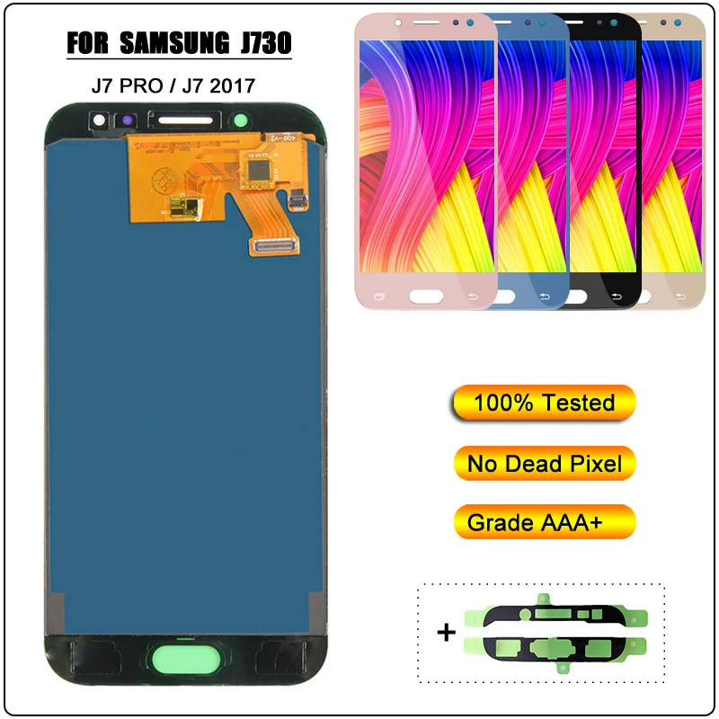 LCD Display for Samsung Galaxy J7 Pro J730 J730F Touch Screen Digitizer for Samsung J7 2017 LCD Assembly Screen Replacement
LCD Display for Samsung Galaxy J7 Pro J730 J730F Touch Screen Digitizer for Samsung J7 2017 LCD Assembly Screen Replacement