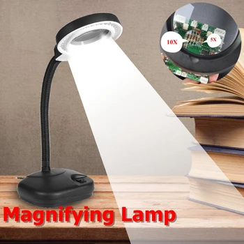 ZEAST 5X 10X Magnifier LED Desk Light Daylight Craft Glass Table Lamp 36 LED Multi-function Desktop Magnifying Lamp
ZEAST 5X 10X Magnifier LED Desk Light Daylight Craft Glass Table Lamp 36 LED Multi-function Desktop Magnifying Lamp