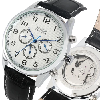 Steel Skeleton Mechanical Watches Practical Automatic-self-wind Mechanical Watch Arabic Digital Men Timepieces Clock Male Gifts
Steel Skeleton Mechanical Watches Practical Automatic-self-wind Mechanical Watch Arabic Digital Men Timepieces Clock Male Gifts