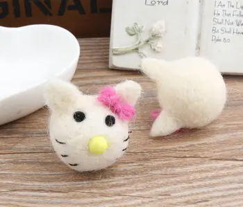 Wholesale Trendy 10pcs/lot Colorful Cartoon Cats Heads Shape High-quality Animals wool felt Diy Handmade jewelry materials
Wholesale Trendy 10pcs/lot Colorful Cartoon Cats Heads Shape High-quality Animals wool felt Diy Handmade jewelry materials