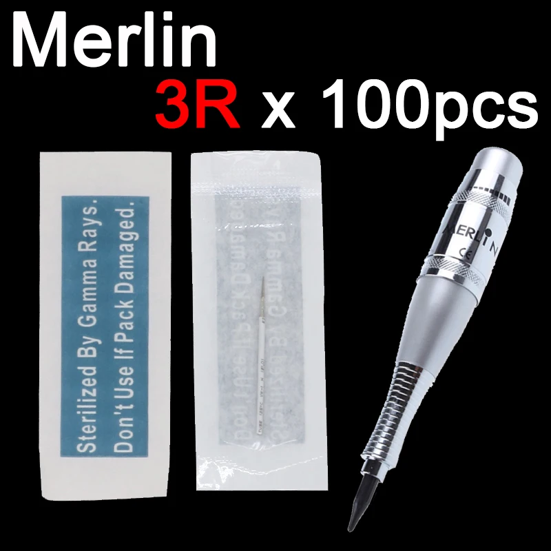 100pcs 3RL Merlin Tattoo Needles 3rlFor Permanent Makeup Eyebrow and Lip Designs Deluxe Merlin Machine 100 pcs needle tip
100pcs 3RL Merlin Tattoo Needles 3rlFor Permanent Makeup Eyebrow and Lip Designs Deluxe Merlin Machine 100 pcs needle tip