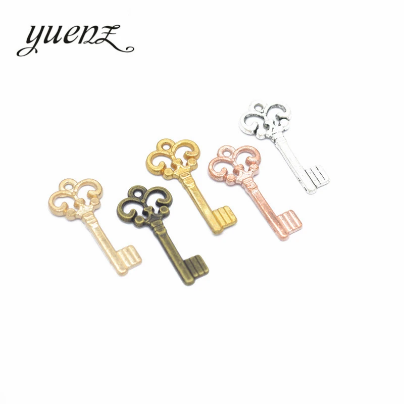YuenZ 40 pcs Antique Silver key Charms Pendants for Bracelet Necklace DIY Jewelry Making Finding Accessories 21*10mm O219 
YuenZ 40 pcs Antique Silver key Charms Pendants for Bracelet Necklace DIY Jewelry Making Finding Accessories 21*10mm O219