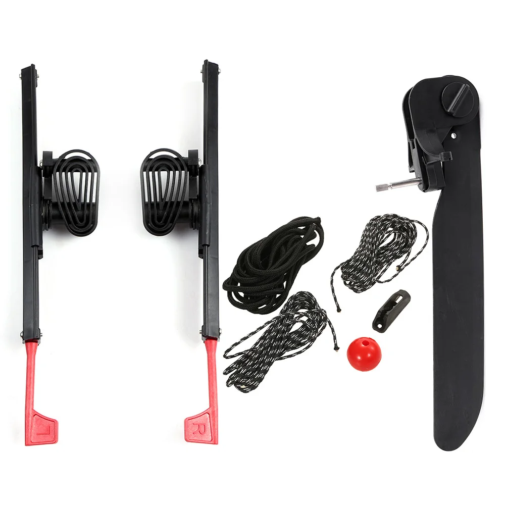 2Pcs Kayak Rudder Adjustable Locking Kayak Foot Braces Pedals with Tail Rudder Foot Control Direction Steering System Tool Kit
2Pcs Kayak Rudder Adjustable Locking Kayak Foot Braces Pedals with Tail Rudder Foot Control Direction Steering System Tool Kit