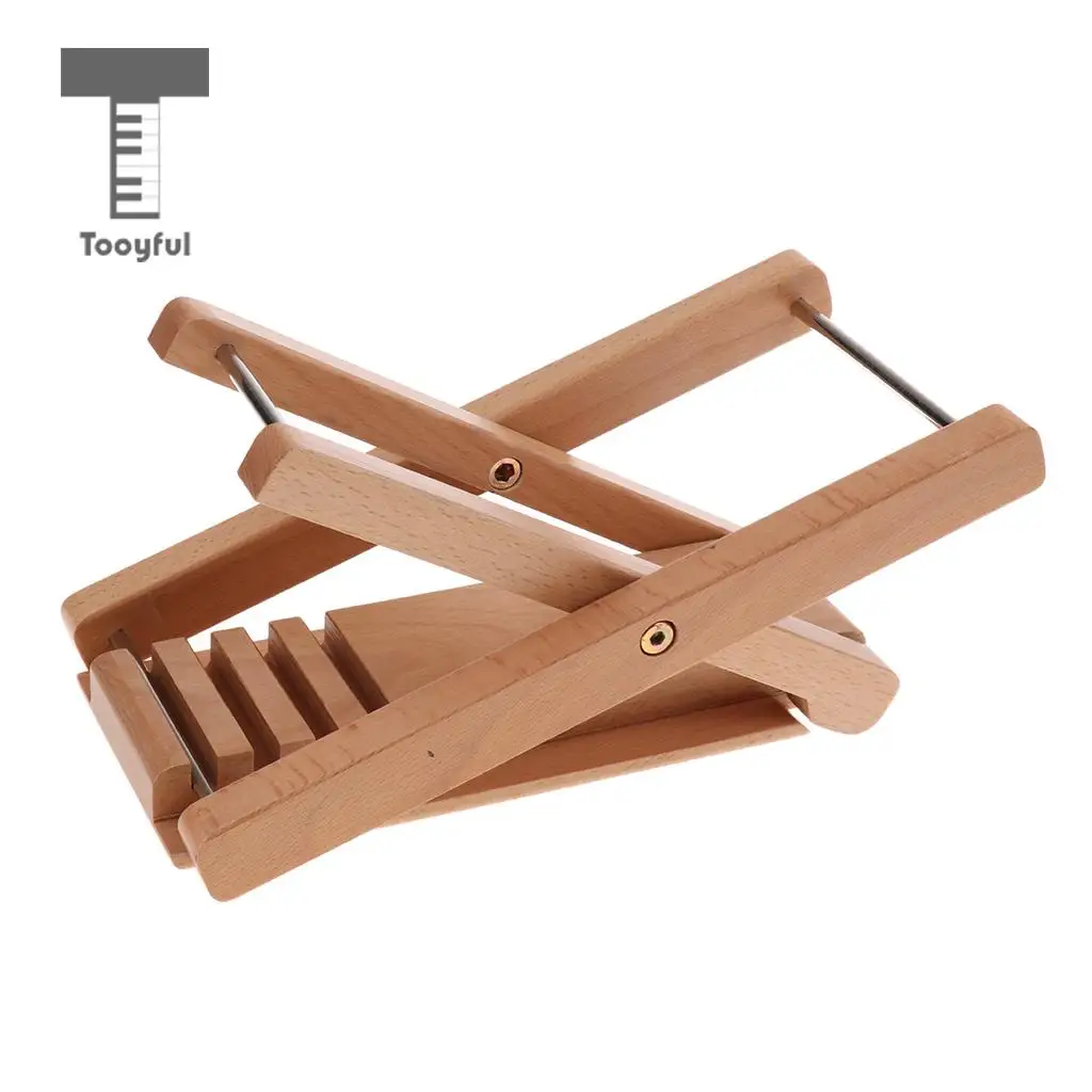 Tooyful Adjustable Stage Guitar Foot Rest Exquisite Foot Stool Stand 4 Height for Guitarist Stage Accessory